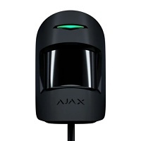 Ajax 46717.02.BL1 MotionProtect Plus Fibra Wired Indoor Motion Detector ...