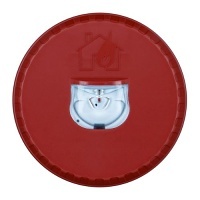 Eaton Fulleon, Solista LX Wall LED Beacon, Red Flash, Red Housing, Deep Red Base (I SOL-LX-W/RF/R1/D Red FLASH E45)