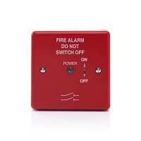 Haes FAIS-R-B Fire Alarm Isolate Switch, Red