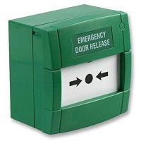 KAC M3A-G000SG-STCK-12 Green Call Point with Emergency Door Release Text