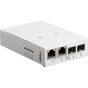 AXIS T8604 T864-Series 4-Port Media Converter Switch with 2 RJ45 Ports