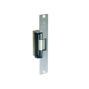 Adams Rite 7110-310-652 7100-Series Electric Strike for Timber and Steel Doors, 12VDC, Fail Secure, 8" Faceplate, 907kg Holding Force, Satin Chrome