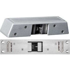 Trimec 116001-010 EL Series, Monitored Fail Secure Hook Lock 12-24V, Silver Cover