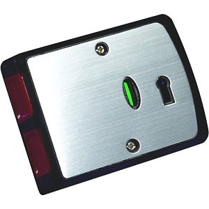 Knight Fire PA2ES Double Push Panic Button with stainless Steel Fascia