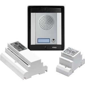 Videx 8K-1S-380 Intercom with Model 380 Telephone Interface Module and Keypad