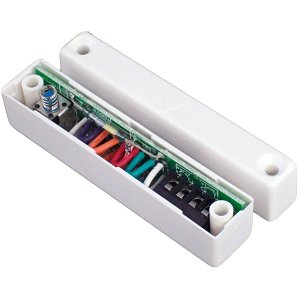 CQR SC517-MULTI Magnetic Surface Door Contact with Microswitch Tamper, Screw Terminal Block, Operating Gap 15mm, Grade 3, White