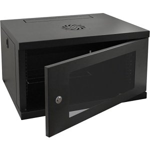 Connectix RR-W5-21-G RackyRax Series 19" Wall-Mounted Cabinet, 600mm Depth, 21U RMS