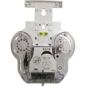 CQR BCSENZ-S-PLUS Senza S Series Sounder Backplate, 105dB A, Outdoor Use, Grade 2 and 3 Compliant, White