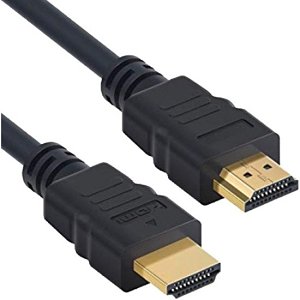 W Box WBXHDMI02 High Speed Male-Male HDMI Cable, 18GBPS Supports 4K 3D Compatible, Black, 125G, 2m