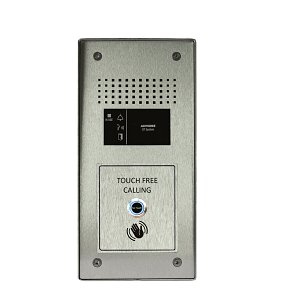 Aiphone GTN-1A/S/SS/WAVE Touch Free 1-Way Audio Entrance Station, Stainless Steel