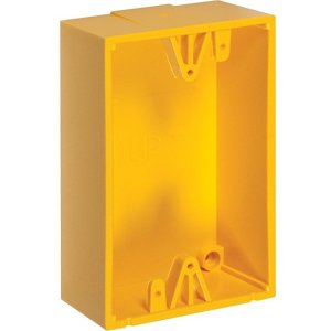 STI KIT-71100A-Y Stopper Station Back Box Kit, Yellow