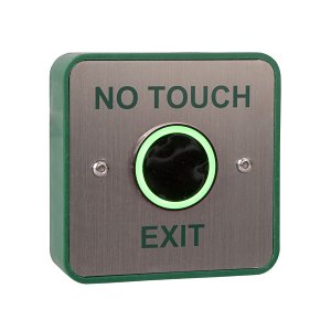 RGL EBNT-TF-5 Antibacterial Touch-Free Request to Exit Sensor Device, Illumination Red to Green, Surface and Flush Mount, Stainless Steel