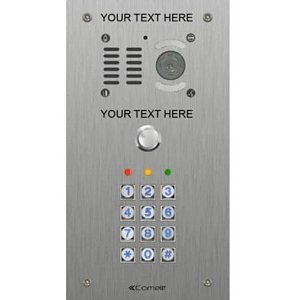 Comelit PAC VK4501 1-Button Stainless Steel Vandal Resistant Engraveable Ikall Video Entry Panel