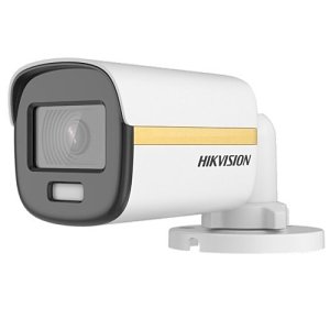Hikvision DS-2CE12KF3T TurboHD ColorVu IP67 3K HDoC Mini Bullet Camera, 2.8mm Fixed Lens, White