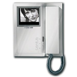 Comelit 5801 Genius Series Video Entry Panel with 4" Black and White Monitor and Handset