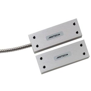 Aritech DC111 Balanced Triple Biased Recessed-Surface Overhead Door Contact, 2M Wire Length