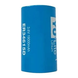 Yuasa ER34615D YU-Lite Lithium Series, 3.6V 19000mAh Lithium Battery