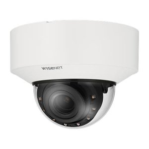 Hanwha XND-C7083RV Wisenet X Series, WDR IP52 4MP 2.8-10mm Motorized Varifocal Lens, IR 40M IP Dome Camera, White