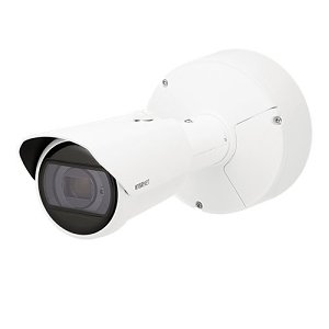 Hanwha XNO-6123R Wisenet X Series, WDR IP67 2MP 5.2-62.4mm Motorized Varifocal Lens, IR 90M IP Bullet Camera, White