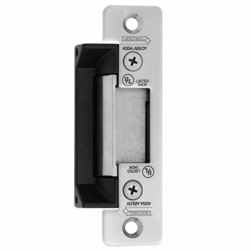 Timec ES110 Series Electric Strike, 12/24VDC, Fail Safe, Weather Resistant, Faceplate, Stainless Steel