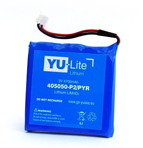Yuasa 405050-P2-PYR-X2 YU-Lite Lithium Series, 3V 4700mAh, Lithium Battery, 2-Pack