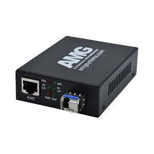 AMG 210M-1FAT-1SS1B-P30 210M PoE Series, Commercial PoE Media Converter, 1 x 10-100Base-TX RJ45 Port, Singlemode, 1-Fibre, B-Side