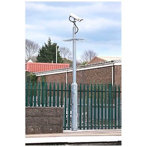 Altron AW4460-4 4m Tilt-Down Pole for Light PTZ and Dual-Dome Applications