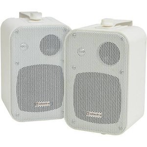 avsl B30V-W Adastra 4" Line Background Speaker 30W 100V, White, 1-Pair