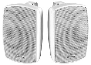 Adastra BH4W Speaker Outdoor 4" White 35w Pair Ip44