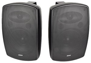 Adastra BH8B Speaker Outdoor 8" 80w Pair Ip44 Black