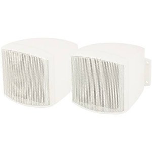 avsl C25V-W Adastra C25V Series, 2.5" Compact Background Speaker 30W 100V, White, 1-Pair