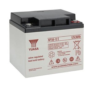 Yuasa NP38-12 Industrial NP Series, 12V 38Ah Valve Regulated Lead Acid Battery, General Purpose