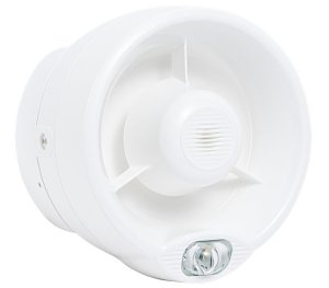 Apollo PP5106 REACH Wireless Series, Analogue Addressable Interface and Conventional Open-Area Wall Sounder VAD, IP35, White Flash and Body