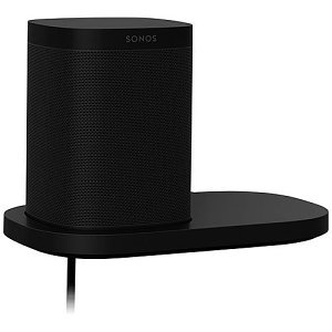 Sonos One Shelf for One, One SL, or Play:1, Black (S1SHFWW1BLK)