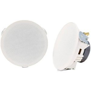 avsl SL4 Adastra SL Series, 4" 2-Way Slimline Ceiling Speaker 20W White, 1-Pair