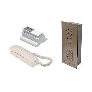 Videx VR120DK-1/CL 1-Way Vandal Resistant Door Entry Kit with Code Lock, Flush Mount