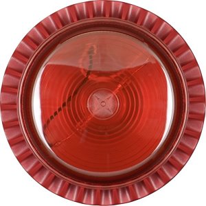 Eaton Fulleon, Flashni Xenon Sounder Beacon, 12V DC, Red lens, Shallow Red Base (FL/RL/R/S 12V Switch)