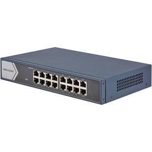 Hikvision DS-3E0516-E Pro Series 16-Port Unmanaged Network Switch, 16 Ч Gigabit RJ45