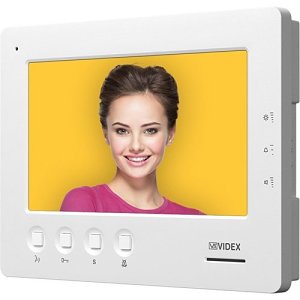 Videx 6778 VX2200 Colour Handsfree Video Monitor with 7" Monitor, No Back Plate Required in White