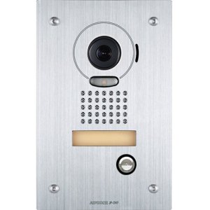 Aiphone JP-DVF Video Door Station, Vandal Resistant Flush Mount, Stainless Steel