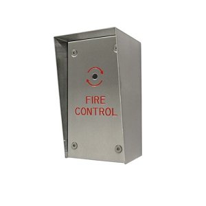 Videx 170E/S/SH Drop Key Fireman Switch with Rain Shield and Surface Surround