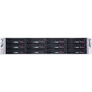 Hanwha 2U12BAYSERVE80TRAW 12-Bay Rackmount RAID Server, 80TB Storage, 2U RMS