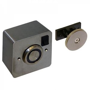 3E 3E0501F-1D Door Alarm Hold-Open Magnet with Swivel Armature, Surface Mount, Satin Stainless Steel