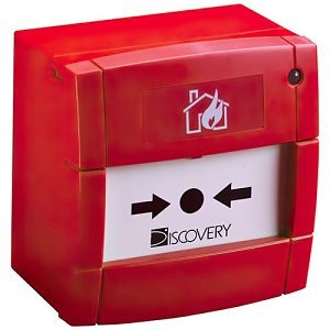 Apollo 58100-910APO Discovery Series Addressable Manual Call Point, EN 54-11 Certified, Red