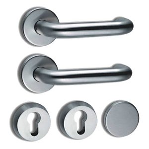 Abloy 60-0319-SSS Futura Lever Handle Set for EL560 and EL561, Satin Stainless Steel