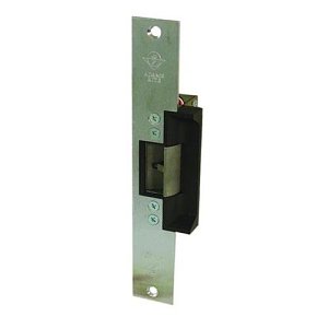 Adams Rite 7113-310-652 7100-Series Electric Strike for Single- or Double-Leaf Timber and Steel Doors, 12VDC, Fail Secure, 907kg Holding Force, Satin Chrome