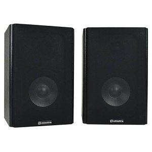 avsl AB-5 Adastra Bookshelf Speakers with M6 Mounting Points, 50-80W 4ohm, Black, 1-Pair