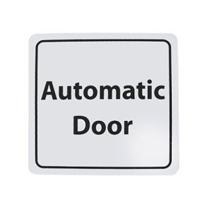 CDVI DWS-ADSIGN Automatic Door sign, self adhesive