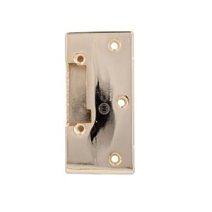 CDVI T208 Surface Mount Case for S Series Symmetrical Electric Strikes, Polished Brass