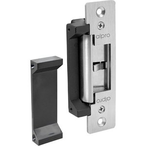 Alpro EL902M 12vDC ANSI SS Short-Long Faceplate and 25mm Extension Lip, Fail Secure-PTO